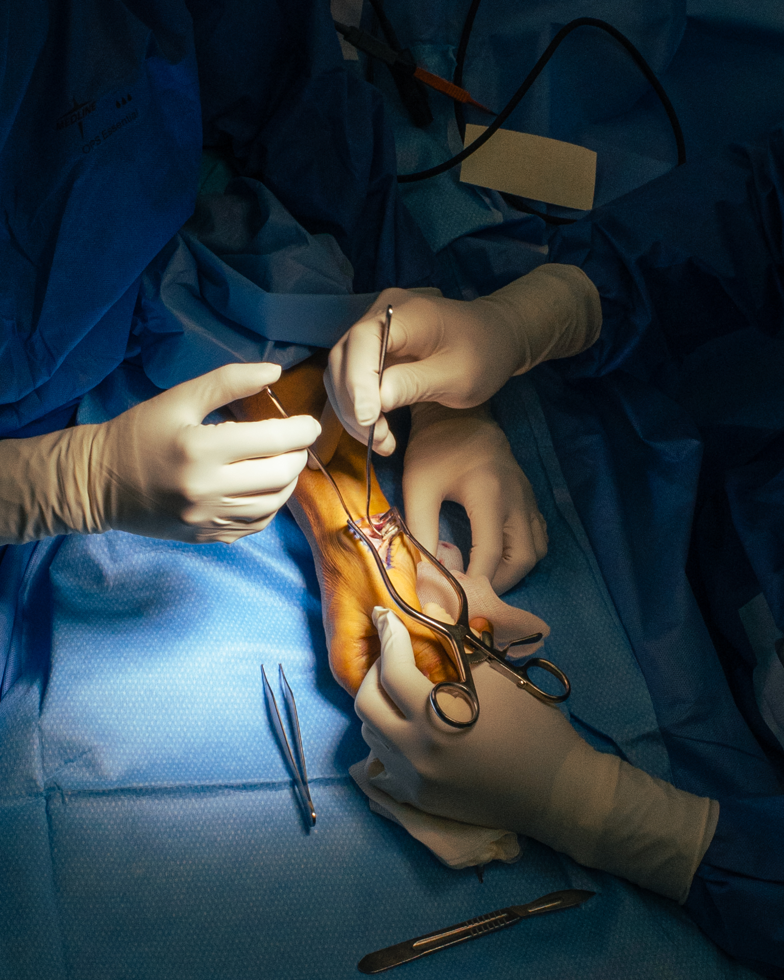 3 months in a surgery room.